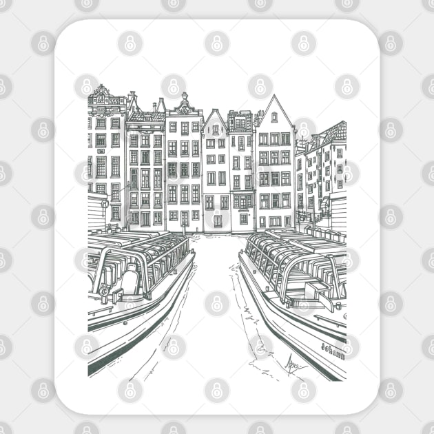 Amsterdam Sticker by valery in the gallery